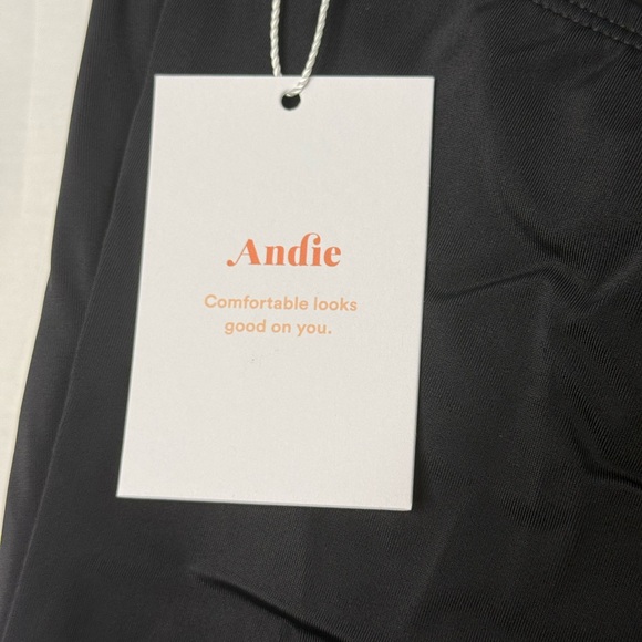 Andie Swim The Nantucket One Shoulder One‎ Piece Swim Suit in Black Medium NWT - Picture 8 of 10